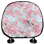 Sakura Flower Cherry Blossom Print Car Headrest Covers