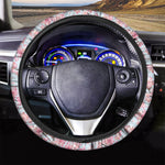Sakura Flower Cherry Blossom Print Car Steering Wheel Cover
