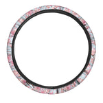 Sakura Flower Cherry Blossom Print Car Steering Wheel Cover