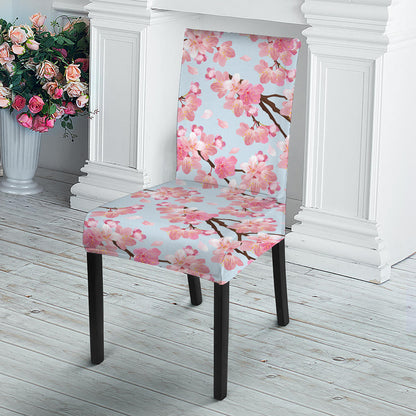 Sakura Flower Cherry Blossom Print Dining Chair Slipcover