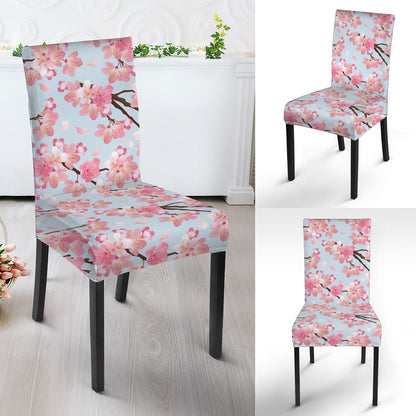 Sakura Flower Cherry Blossom Print Dining Chair Slipcover