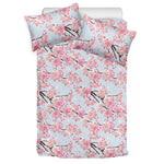 Sakura Flower Cherry Blossom Print Duvet Cover Bedding Set