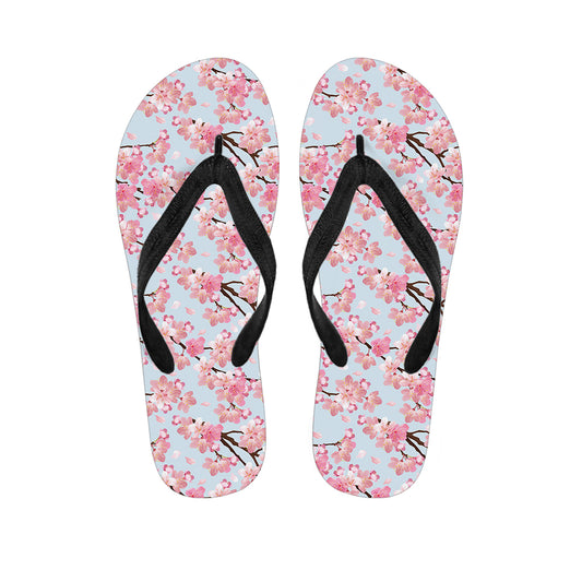 Sakura Flower Cherry Blossom Print Flip Flops