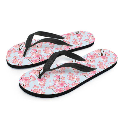 Sakura Flower Cherry Blossom Print Flip Flops