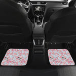 Sakura Flower Cherry Blossom Print Front and Back Car Floor Mats