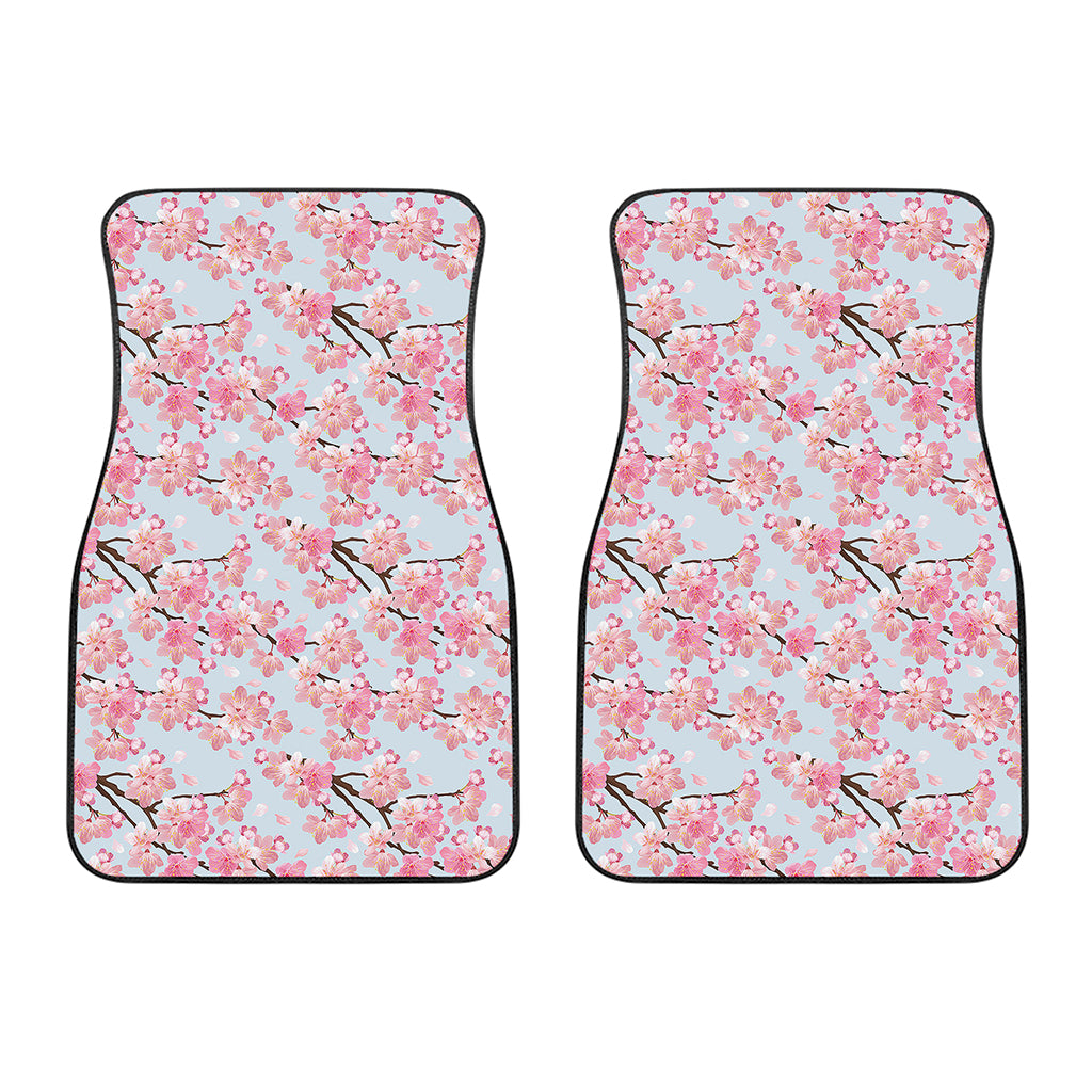 Sakura Flower Cherry Blossom Print Front Car Floor Mats