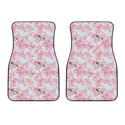Sakura Flower Cherry Blossom Print Front Car Floor Mats