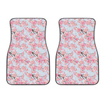 Sakura Flower Cherry Blossom Print Front Car Floor Mats