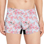 Sakura Flower Cherry Blossom Print Men's Boxer Briefs