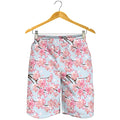Sakura Flower Cherry Blossom Print Men's Shorts