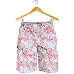 Sakura Flower Cherry Blossom Print Men's Shorts