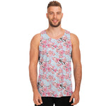 Sakura Flower Cherry Blossom Print Men's Tank Top