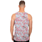Sakura Flower Cherry Blossom Print Men's Tank Top