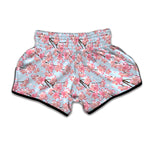Sakura Flower Cherry Blossom Print Muay Thai Boxing Shorts