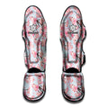 Sakura Flower Cherry Blossom Print Muay Thai Shin Guards