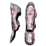 Sakura Flower Cherry Blossom Print Muay Thai Shin Guard