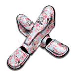 Sakura Flower Cherry Blossom Print Muay Thai Shin Guard