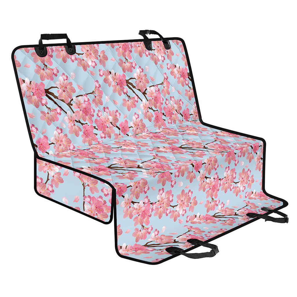 Sakura Flower Cherry Blossom Print Pet Car Back Seat Cover