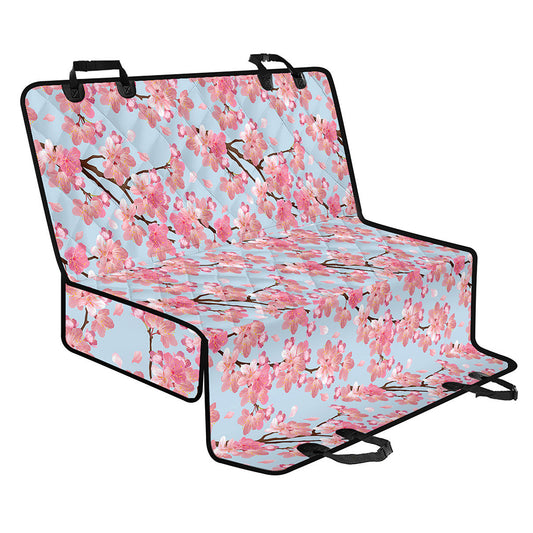 Sakura Flower Cherry Blossom Print Pet Car Back Seat Cover