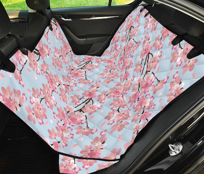 Sakura Flower Cherry Blossom Print Pet Car Back Seat Cover