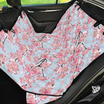 Sakura Flower Cherry Blossom Print Pet Car Back Seat Cover