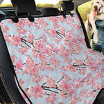 Sakura Flower Cherry Blossom Print Pet Car Back Seat Cover