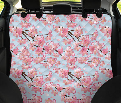 Sakura Flower Cherry Blossom Print Pet Car Back Seat Cover