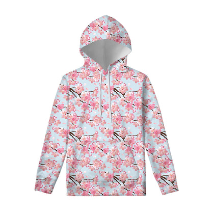 Sakura Flower Cherry Blossom Print Pullover Hoodie