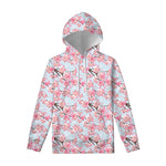 Sakura Flower Cherry Blossom Print Pullover Hoodie