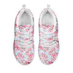 Sakura Flower Cherry Blossom Print White Sneakers