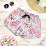 Sakura Flower Cherry Blossom Print Women's Shorts