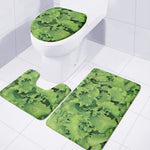 Salad Vegetable Print 3 Piece Bath Mat Set