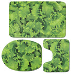 Salad Vegetable Print 3 Piece Bath Mat Set