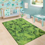 Salad Vegetable Print Area Rug