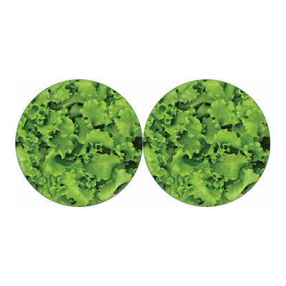 Salad Vegetable Print Car Coasters