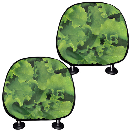Salad Vegetable Print Car Headrest Covers