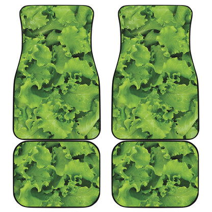 Salad Vegetable Print Front and Back Car Floor Mats