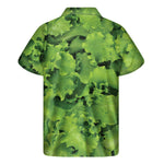 Salad Vegetable Print Men's Short Sleeve Shirt