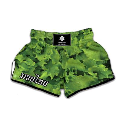 Salad Vegetable Print Muay Thai Boxing Shorts