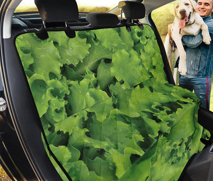 Salad Vegetable Print Pet Car Back Seat Cover