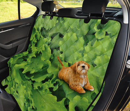 Salad Vegetable Print Pet Car Back Seat Cover