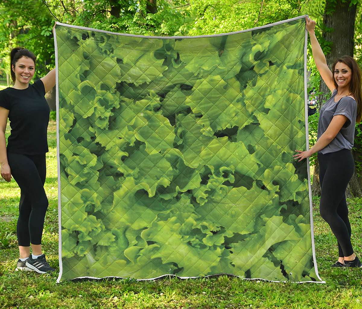 Salad Vegetable Print Quilt
