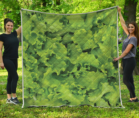 Salad Vegetable Print Quilt