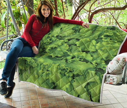 Salad Vegetable Print Quilt