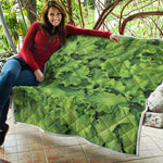 Salad Vegetable Print Quilt