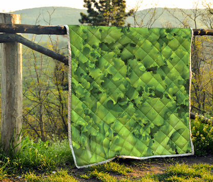 Salad Vegetable Print Quilt