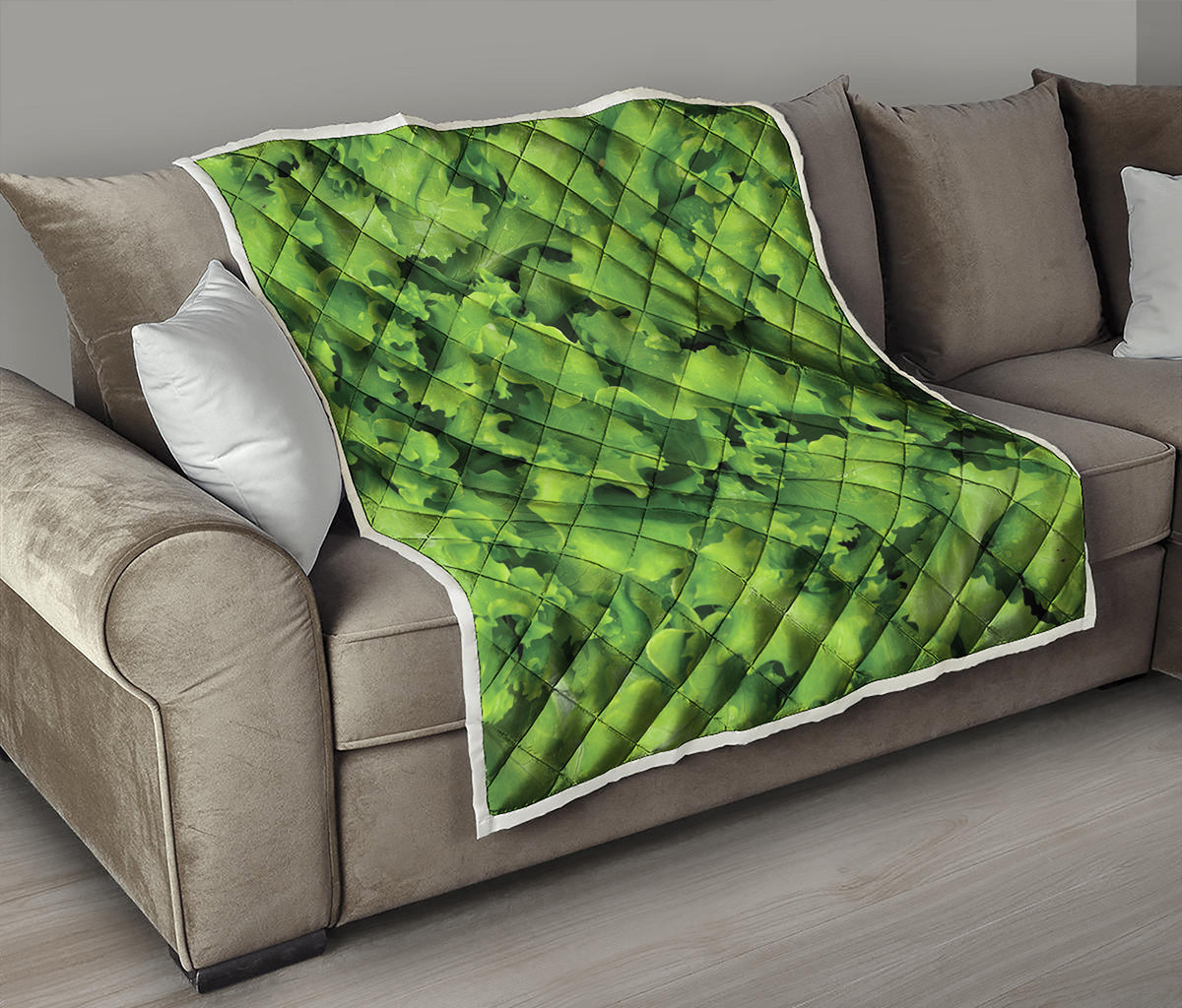 Salad Vegetable Print Quilt