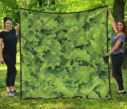 Salad Vegetable Print Quilt