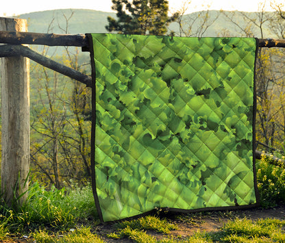 Salad Vegetable Print Quilt
