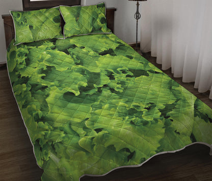 Salad Vegetable Print Quilt Bed Set